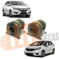 Kit Bucha Barra Estabilizadora Dianteira Honda Fit City 2015 2016 2017 2018 2019 - Marbo