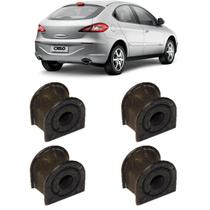 Kit Bucha Barra Estabilizadora Dianteira Traseira Chery Cielo 2010 2011 2012