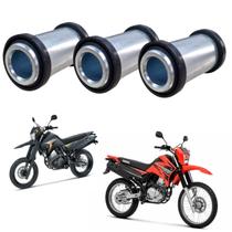 Kit bucha braço pro-link c/ retentor, buchas espaçador yamaha xtz lander 250 2007-2012