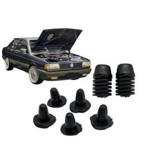 kit Bucha Calço Grade Capô Gol Parati Saveiro Voyag Quadrado