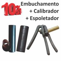 Kit Bucha de Embuchamento + Calibrador + Extrador/Espoletador - Kit com 3 Produtos - Desconto de 10%