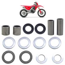 Kit Bucha do Garfo Traseiro e Retentores CRF 450R 2002 A 2004 16 Peças Kit Bucha do Garfo Traseiro e Retentores CRF 450R 2002 A 2004 16 Peças