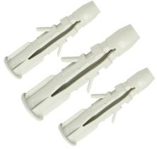 Kit Bucha Especial 8mm Tijolo Bloco Parede Com Aba 100 Uni.