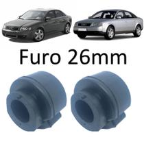 Kit Bucha Estabilizadora Dianteira Audi A4 1995 1996 1997 1998 1999 2000 A6 1997 1998 1999 2000 2001 2002 A8 1995/...Q5 2009/...Ø26Mm
