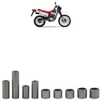 Kit Bucha Garfo Pro Link XRL 125 1996 1997 1998 1999 2000 2001 2002 A 2003 9 Peças