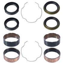 Kit bucha interna externa atrito deslizante do garfo bengala CRF230 XR200 NX350 Sahara bronzina trava retentor guarda pó