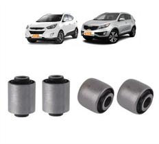 Kit Bucha Manga Eixo Suspensão Traseira Ix35 Sportage Kit Bucha Manga Eixo Suspensão Traseira Ix35 Sportage