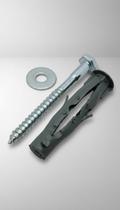 Kit Bucha, Parafuso e Arruela para Parede Oca 10mm 100pçs Kit Bucha, Parafuso e Arruela para Parede Oca 10mm 100pçs