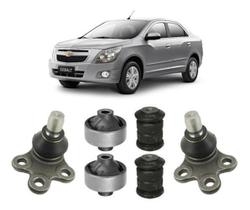 Kit Bucha + Pivô Bandeja Dianteira Cobalt 2011 2012 2013 14 Kit Bucha + Pivô Bandeja Dianteira Cobalt 2011 2012 2013 14