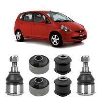 Kit Bucha + Pivô Bandeja Dianteira Honda Fit 2006 2007 2008 Kit Bucha + Pivô Bandeja Dianteira Honda Fit 2006 2007 2008