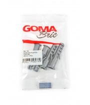 Kit Bucha Plástica com Aba M10 Goma com 4 Peças Kit Bucha Plástica com Aba M10 Goma com 4 Peças