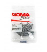 Kit Bucha Plástica com Aba M6 Goma com 10 Peças Kit Bucha Plástica com Aba M6 Goma com 10 Peças