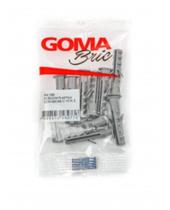 Kit Bucha Plástica com Aba M8 Goma com 10 Peças Kit Bucha Plástica com Aba M8 Goma com 10 Peças