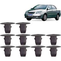 Kit Bucha Pressão Parabarro Parachoque Civic 80/91 Corolla Accord 79/89 com 10 Unidades