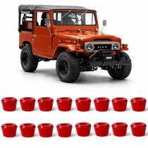 Kit Bucha PU Amortecedor Toyota Bandeirante Todas 16 Peças Kit Bucha PU Amortecedor Toyota Bandeirante Todas 16 Peças