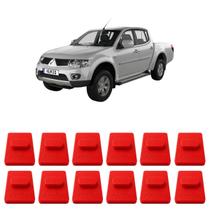 Kit Bucha PU Anti-ruído Separador Mola L200 Sport 2003 Á 2012