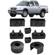 Kit Bucha Reparo Tampa Traseira Dobradiça Gm S10 8 peças Caçamba 1995 96 97 98 99 2000 Até 2011