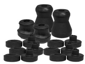 Kit Buchas Batentes Amort. Corcel Belina Del Rey Dianteiro ,Tras