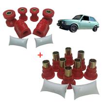 KIT Buchas Batentes Dianteira M10 e Traseira PU Fiat 147