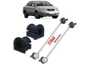 Kit Buchas e Bieletas da Barra Estabilizadora Corolla 2002 2003 2004 2005 2006 2007 2008 21mm AXIOS