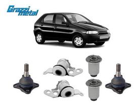 Kit Buchas E Pivôs Bandejas Diant Palio 96 97 98 99 S/ Barr