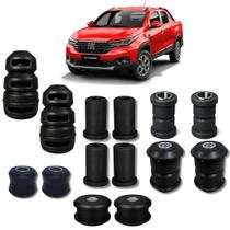 Kit Buchas Feixe Mola Traseiro Strada 2021/... 8pç Reforçado