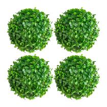 Kit Buchinho Artificial Bolas Grama Verde 18cm Topiaria Festa - Kit Buchinho Artificial Bolas Grama Verde 18cm Topiaria Festa -