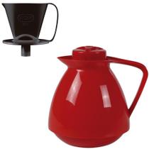 Kit Bule Térmico Amare 650Ml Coador Café 102 - Rosa