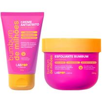 Kit Bumbum De Milhoes Creme Antiatrito E Foliculite + Esfoliante Labotrat 240g