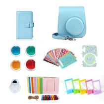 Kit Bundle Para Instax Mini 11 Case + Album + Moldura - Azul