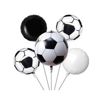 Kit Buquê Balões Bola de Futebol - 5 Unidades Kit Buquê Balões Bola de Futebol - 5 Unidades