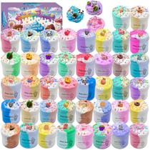 Kit Butter Slime com 42 limas e 24 coberturas para crianças com mais de 6 anos