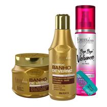 Kit Bye bye Shampoo e Máscara Forever Liss Mini Pente Beauty