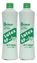 KIT c/ 02 LUTEX 500ml Acetona - Removedor de Esmalte a Base de Acetona