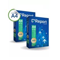Kit c/ 02 papel sulfite report premium a4 com 500 folhas