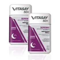 Kit c/ 02 Sumplemento Aimentar Vitasay 50+ Serenne 60 Compr.