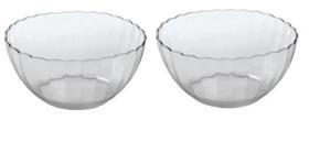 Kit c/ 02 Tigela Marinex Sobremesa Vidro Temperado 1 Litro Kit c/ 02 Tigela Marinex Sobremesa Vidro Temperado 1 Litro
