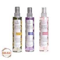 Kit c/03 Body Splash Bio Instinto Desodorante Colonia 130mL, Vanilla, Ameixa e Belle Rose
