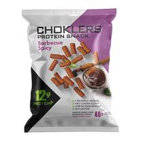 Kit c/03 - choklers protein snack 40g - sabor american barbecue