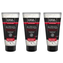 Kit C/03 D'ÁGua Natural Pimenta Negra Gel Termoativo 200g