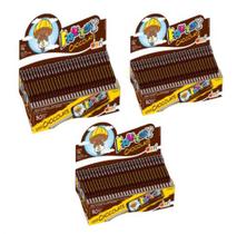 Kit c/ 03 Displays de Pirulito Mastigável Frutsy Chocolate de 50 un, 560g cada - Dori