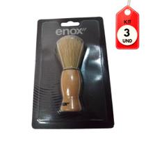 Kit C/03 Enox 395 Pincel de Barba Pequeno - RICCA