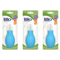 Kit C/03 Lillo 654120 Aspirador Nasal Azul