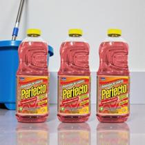 Kit c/ 03 Limpa Pisos Azulejos Removedor de Sujeira Limpeza Pesada e Pós-Obra Perfecto Removex 2L - MABE MAGAZINE