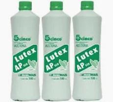 KIT c/ 03 LUTEX 500ml Acetona - Removedor de Esmalte a Base de Acetona