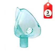 Kit C/03 Nevoni Máscara P/ Nebulização Infantil