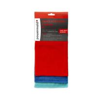 Kit C/03 Paninhos Microfibras Powermaid