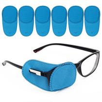 Kit C/03 Pares Oclusor Tampão Estrabismo Mola Md 210 Óculos festa fantasia carnaval acrílico pirata acessório óptico oftálmico armação oculos masculin