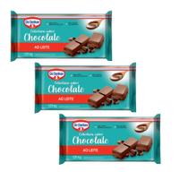Kit c/ 03un Cobertura Barra Chocolate ao Leite 1,01kg (2856) - Dr. Oetker