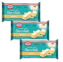 Kit c/ 03un Cobertura Barra de Chocolate Branco 1,01kg - Dr. Oetker(Ref. 2861) Kit c/ 03un Cobertura Barra de Chocolate Branco 1,01kg - Dr. Oetker(Ref. 2861)